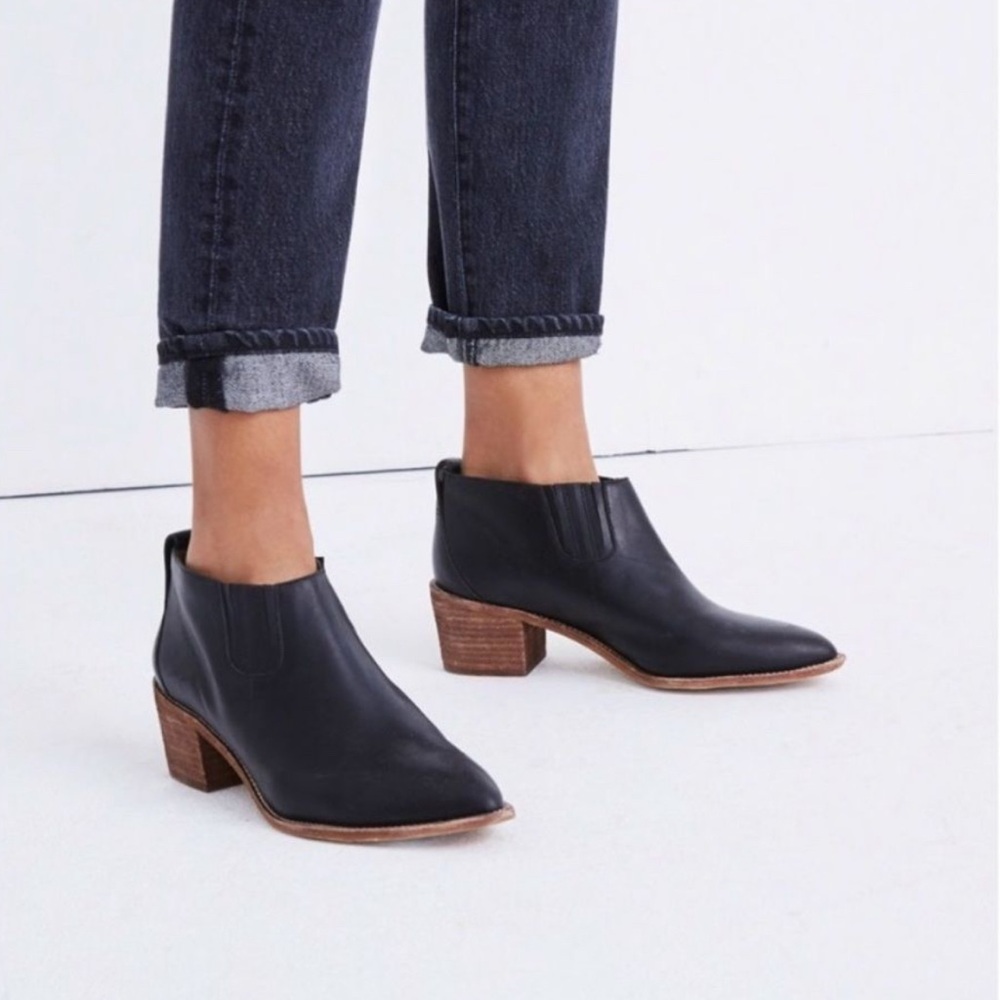 Madewell Short Stacked-Heel Chelsea Boot